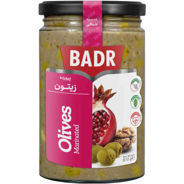 زیتون پرورده بدر 610 گرمی